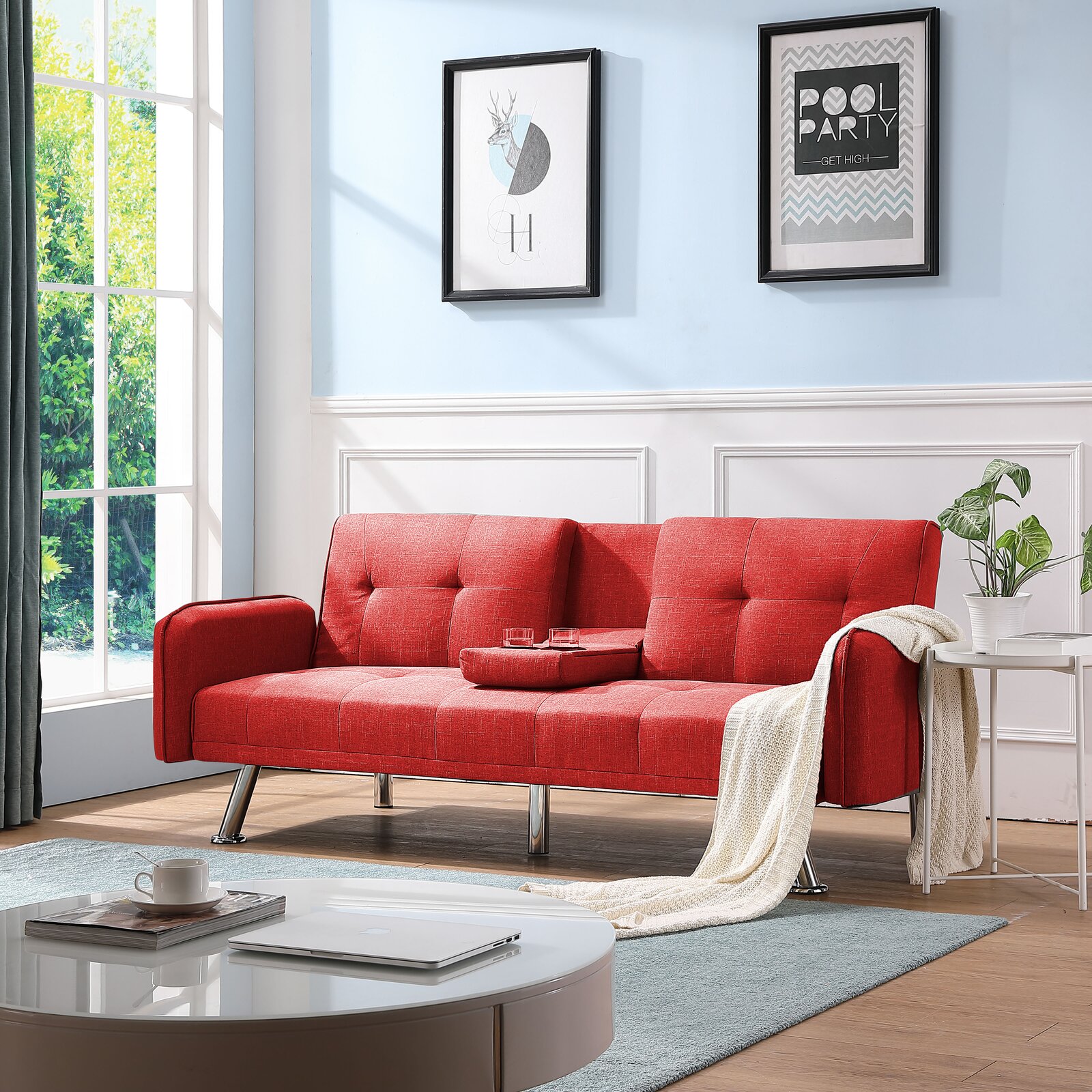 Latitude Run Ella-Maria 74.8'' Upholstered Sofa